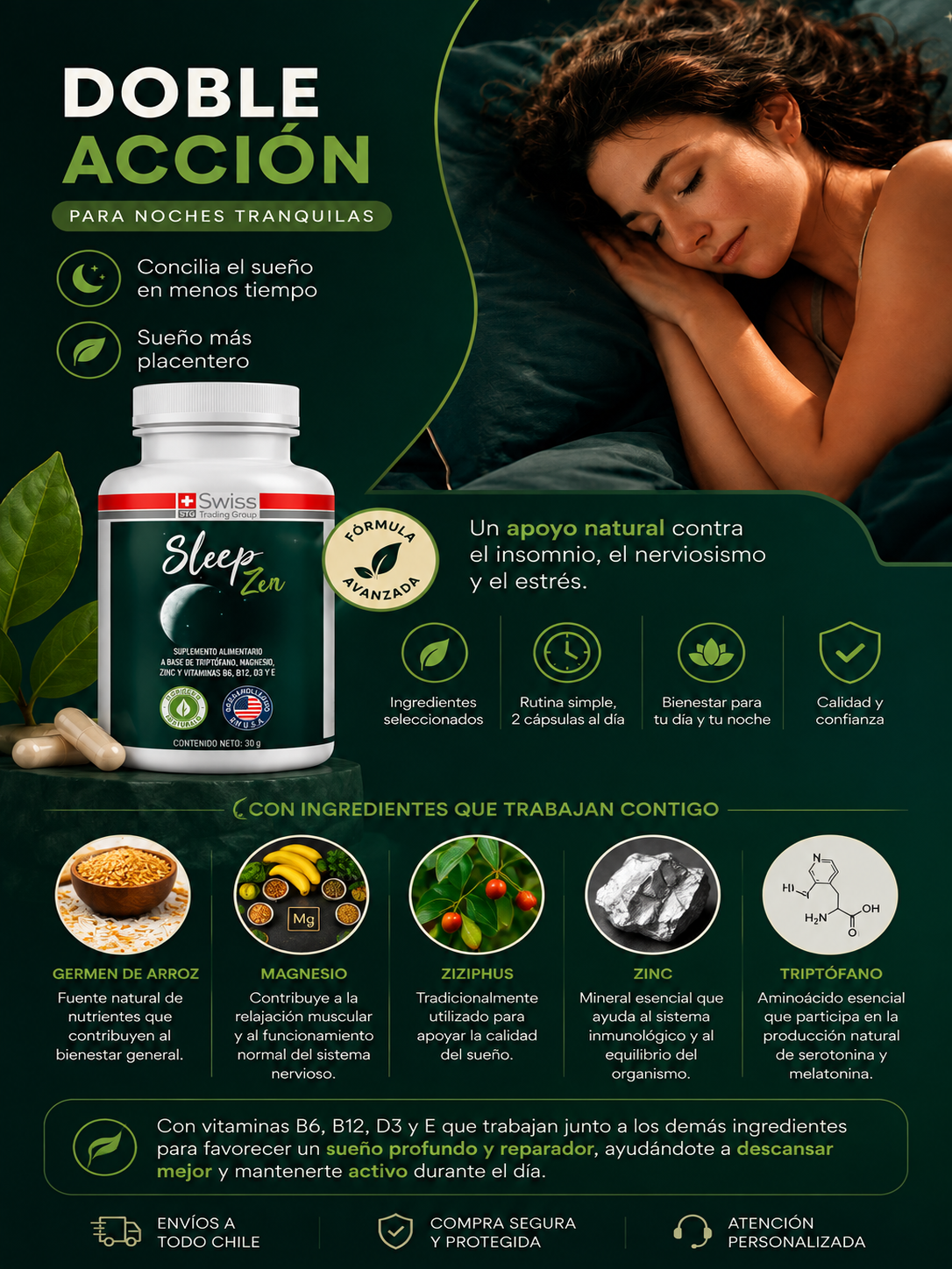 Zenix™  Cápsulas para el Insomnio